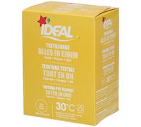 Ideal® Textilfarbe Gelb Tout en un pour machines à laver Poudre 230 g