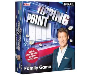 IDEAL , Tipping Point game: with electronic Tipping Point Machine and all new questions , Family TV Show Board Game , For 3+ Players or teams , Ages 10+