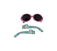 idealcasa Kids - Lunettes de soleil rondes Frozen Rose Fleurs
