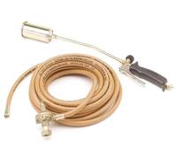 Idealgas Désherbeur thermique propane 43 kW avec détendeur et tuyau 5 m, tête de brûleur 50 mm, 3100 g/h, pour désherbage et dégivrage