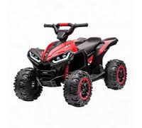 IDEALHOUSE Quad électrique 12 V pour Enfant à partir de 3 Ans | Voiture électrique pour enfant avec télécommande 2,4 G, lumières LED, musique/radio et USB, voiture pour enfant, 2 vitesses