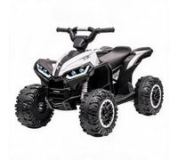IDEALHOUSE Quad électrique 12 V pour Enfant à partir de 3 Ans | Voiture électrique pour enfant avec télécommande 2,4 G, lumières LED, musique/radio et USB, voiture pour enfant, 2 vitesses