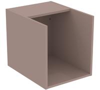 IdealStandard i.life B Ensemble de meubles, 1 tiroir, 1 compartiment ouvert, poignée chromée, plateau de toilette inclus, 1403x507x456mm, T5763NH, Couleur: greige