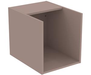 IdealStandard i.life B Ensemble de meubles, 1 tiroir, 1 compartiment ouvert, poignée chromée, plateau de toilette inclus, 1403x507x456mm, T5763NH, Couleur: greige