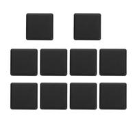IDEANATEGRATE 10 Pièces Cache-finition en Plastique Noir pour Profilé Aluminium 30x30mm, Protection Précise Bords Chanfreinés Lisses, pour Atelier et Exposition