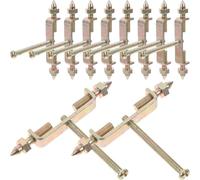 IDEANATEGRATE 10pcs Tiges de Réparation Isolante en Pvc pour Boîte de Jonction Électrique, Support pour Réparation D'interrupteur, Installation Cachée Murale