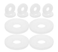 IDEANATEGRATE 12 Disques de Parfum de Rechange pour Sèche-Serviettes, Coussinets Aromathérapie en Plastique Blanc, Faciles à Remplacer, Élimination des Odeurs pour Bureau et Extérieur