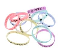 IDEANATEGRATE 12 Pièces Bracelet en Silicone Doux et Skinfriendly pour Étudiants, pour Fête de Remise de Diplôme et Usage Quotidien, Souvenir de Fin D'études