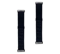 IDEANATEGRATE 2 Pièces Lanières de Bonnet de Postiche Noires Élastiques et Réglables en Polyester et Silicone Boucle pour Fixation Confortable et Maintien Sécurisé