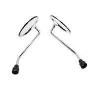 IDEANATEGRATE 2 Pièces Rétroviseurs Compatibles Gauche et Droite pour Guidon Vintage de Vélo de Miroirs Ronds Accessoires Robustes pour Cyclisme Extérieur