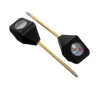 IDEANATEGRATE 2 Pièces Testeur D'humidité du Sol Portable Noir, Hygromètre Plante Mini Sonde Unique, Compatible Succulentes, Sécurisé pour Racines, pour Jardinage et Inspections