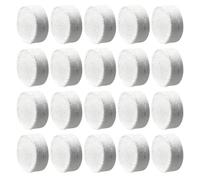 IDEANATEGRATE 20 Pièces Lingettes Démaquillantes Jetables Serviettes Compressées Voyage, Non-tissées, Blanches, Forte Absorption, Portables, pour Activités de Plein Air et Salle de Sport