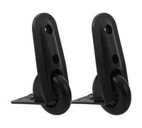 IDEANATEGRATE 2pcs Roues de Valise Pivotantes Silencieuses en Plastique avec Accessoires Inclus pour Grandes Valises à Roulettes de Voyage et Paquet à Dos Trolley