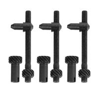 IDEANATEGRATE 3 Ensembles Kit de Réglage de Chaîne pour Tronçonneuse, Vis de Réglage du Tendeur, Fer Noir, Compatible 4500 5200 5800, pour Usage Domestique et Forestier