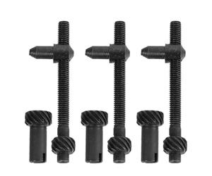 IDEANATEGRATE 3 Ensembles Kit de Réglage de Chaîne pour Tronçonneuse, Vis de Réglage du Tendeur, Fer Noir, Compatible 4500 5200 5800, pour Usage Domestique et Forestier