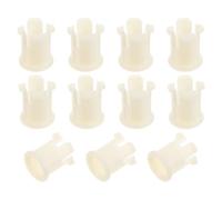 IDEANATEGRATE 30 Pièces Capuchons D'insert de Roulette en Plastique Blanc pour Chaise et Table, Support Fiable et Ajustement, Bureau et Maison