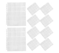 IDEANATEGRATE 30 Pochettes de Film Négatif en PVC Transparent 7 Bandes par Feuille, Protège-Feuilles pour Classeur, Stockage des Films Négatifs