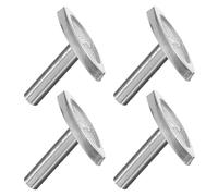 IDEANATEGRATE 4 Clés de Remontage en Fer Argenté Mécanisme Ajustable pour Créer Votre Propre Mélodie, Pack de 4 Pièces pour Boîte à Musique DIY pour Famille et Amis