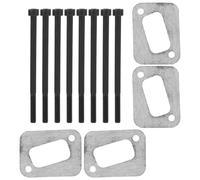 IDEANATEGRATE 4 Ensembles Vis de Silencieux en Acier au Carbone Lot de Set de Pièces Fixation Solide et Remplacement Facile pour Tronçonneuse Modèle 350 pour Usage Extérieur et Domestique