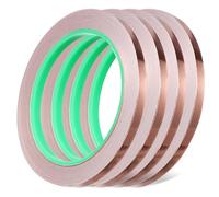 IDEANATEGRATE 4 rouleaux Ruban Adhésif Cuivre Conducteur Bandes Autocollantes Électriques pour Blindage Emi Bricolage et Réparation Électronique