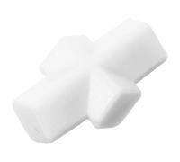 IDEANATEGRATE Agitateur Magnétique Ptfe Blanc Barreau de Croix, Réduit la Friction et Assure la Sécurité des Opérations en Recherche Scientifique et Universités