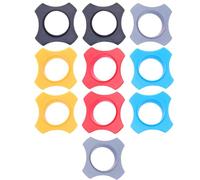 IDEANATEGRATE Anneau Antichoc pour Microphone en Caoutchouc, Lot de 10 Pièces, Protection Antidérapante et Anti-chute, Accessoire Facile à Utiliser pour Micro Portable