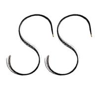 IDEANATEGRATE Arc D'alto en Crin de Cheval Naturel Noir 2 Pièces, Accessoire Lisse et Délicat pour Réparation D'archet de Viole, Utilisation Sûre et Pratique