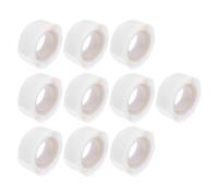 IDEANATEGRATE Autocollants Application Précise pour Support de Colle à Faux, 10 Rouleaux en Papier Adhésif Blanc pour Extensions de, pour Salon ou Usage Personnel