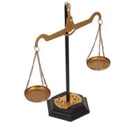 IDEANATEGRATE Balance Décorative en Fer Forme Balance Justice, Ornement Élégant et Moderne pour Centre de Table, Usage Multiple pour Bureaux D'avocats