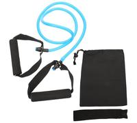 IDEANATEGRATE Bande de Résistance Fitness 3 Pièces en Polyester et Plastique Bleu Structure Stable pour Modeler Bras et Jambes la Maison Travail