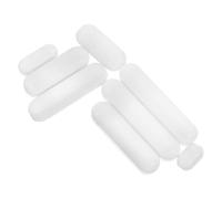 IDEANATEGRATE Barres D'agitateur Magnétique Mélange Rapide et Uniforme Ensemble de 8 en Ptfe Blanc Matériau Sûr et Fiable pour Laboratoire pour Agitation Chimique