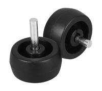 IDEANATEGRATE Base de Parasol de Terrasse Noire roulettes Lestées pour Pied de Parasol de Jardin, Plastique Solide, Compatible, pour Camping et Plage