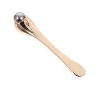 IDEANATEGRATE Bâtonnet de Massage Yeux Compact Doré, Rouleau Facial pour Atténuer Poches et Ombres, Appareil de Soin Oculaire Portable, pour Massage Anti-âge et Application Crème