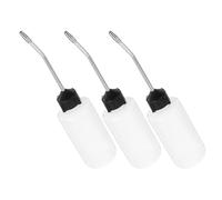 IDEANATEGRATE Bidon D'huile avec Bec Étroit et Bouchon 3pcs pour Machine à Coudre en Plastique et Fer Solide et Polyvalent pour Atelier et Usage Automobile