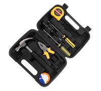 IDEANATEGRATE Boîte à Outils Multifonction pour Réparation Automobile et Usage Domestique Kit Complet Noire en Plastique et Fer