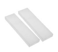 IDEANATEGRATE Boîte de Rangement en Plastique Blanc pour Gratte-langue, 2pcs Réutilisables et Légères, Étui Élégant pour Outils de Nettoyage Langue, pour Voyage et Usage Quotidien