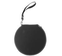 IDEANATEGRATE Boîtier de Rangement pour Disques CD Noir en Cuir Résistant Capacité de 20 Disques, Protège Efficacement Les CD Usage Portable et Organisé