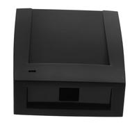 IDEANATEGRATE Boîtier Plastique Noir Étanche Robuste Multifonction Compatible Contrôle de Porte pour Lecteur de Carte D’accès Carré USB pour Lecteur D’identifiants et Porte-badge