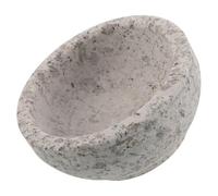 IDEANATEGRATE Bol D'offrande en Pierre Naturelle 400 Ml pour Décoration D'autel et Prière, Design Stable Exprimant la Dévotion Triple Fonction Spirituelle