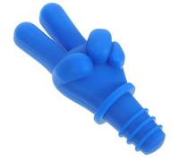 IDEANATEGRATE Bouchon de Bouteille en Silicone Noir pour Vin Forme Unique, Finition Soignée et Décoration, Maison Clubs