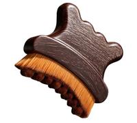 IDEANATEGRATE Brosse de Contour Lymphatique pour Améliorer la Radiance la Peau en ABS pour Visage avec Poils Doux en Nylon, Forme Courbée Portable pour Massage Facial et Drainage