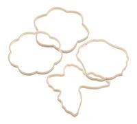 IDEANATEGRATE Cadres en Plastique Abs pour Éventails Pliants Chinois 4pcs Motifs Fleur de Prunier et Forme D'insecte, Résistant à l'usure, pour Broderie et Peinture sur Tissu