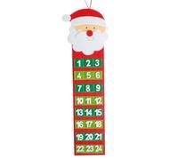 IDEANATEGRATE Calendrier de L'avent de Noël Plusieurs Styles à Suspendre en Tissu Non Tissé pour Saison des Fêtes Plusieurs Styles Décoration pour Sapin et Salon Plusieurs Styles