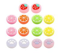 IDEANATEGRATE Capuchons de Joystick Switch Antidérapants Forme Griffe de Chat 14 Pièces en Silicone et Phosphorescents pour Accessoires Gaming Idéals pour Jeux Vidéo