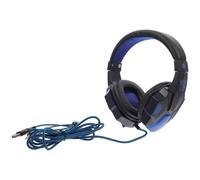 IDEANATEGRATE Casque de Jeu PC Noir Microphone Antibruit, Coussinets Confortables et Respirants, Conception Circum-auriculaire pour Sessions Longues