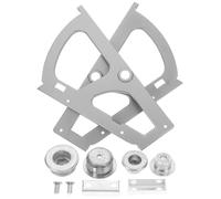 IDEANATEGRATE Charnières De Tiroir En Acier Inoxydable 2 Pièces Charnière Pivotante Pour Meuble À Chaussures Forte Capacité Charge Pour Projet DIY Et Cuisine 9.29X5.12X0.39In