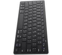 IDEANATEGRATE Clavier Hébreu sans Fil Noir, Format Complet, Abs, Portable | Support Langue Hébraïque, Toucher Confortable, Usage Bureau et Entreprise