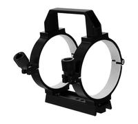 IDEANATEGRATE Collier de Selle Télescopique en Métal Noir Conception à Dégagement Rapide et Résistance aux Intempéries pour Tube Optique D'observation Astronomique en Extérieur