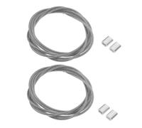 IDEANATEGRATE Corde de Remplacement pour Filet de Panier de Basket 2pcs en Fil d'acier Résistant pour Réparation Solide, Usage Polyvalent en Extérieur L'école