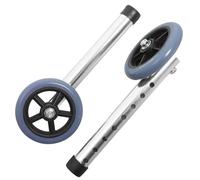 IDEANATEGRATE de Rechange Facile pour Déambulateur 2pcs en Alliage D'aluminium et Caoutchouc, Accessoire Multifonctionnel pour Marcheurs à Hauteur Réglable